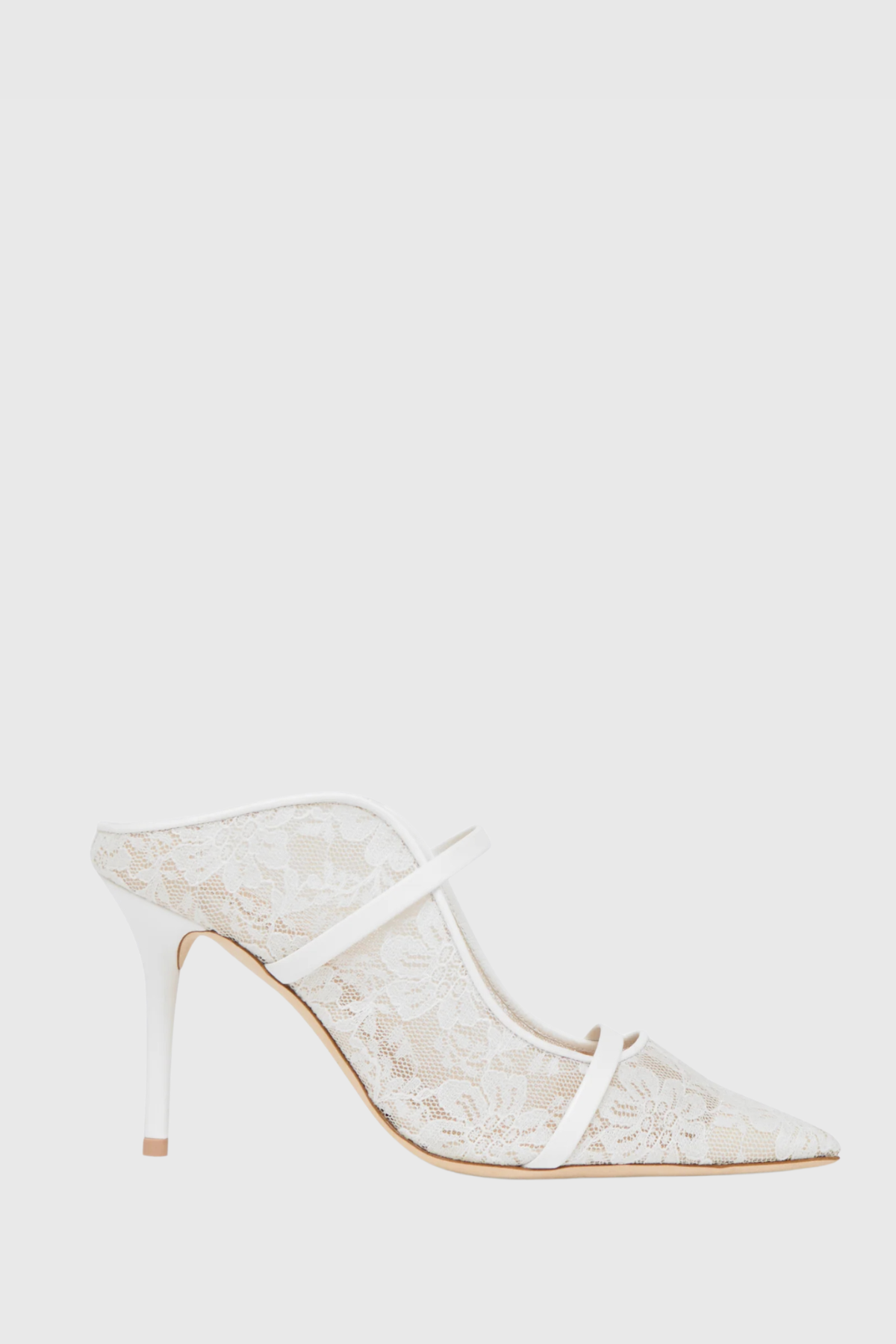 Rhya Lace Pumps - White