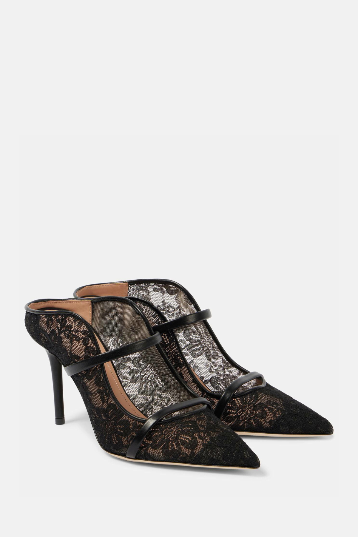 Rhya Lace Pumps - Black