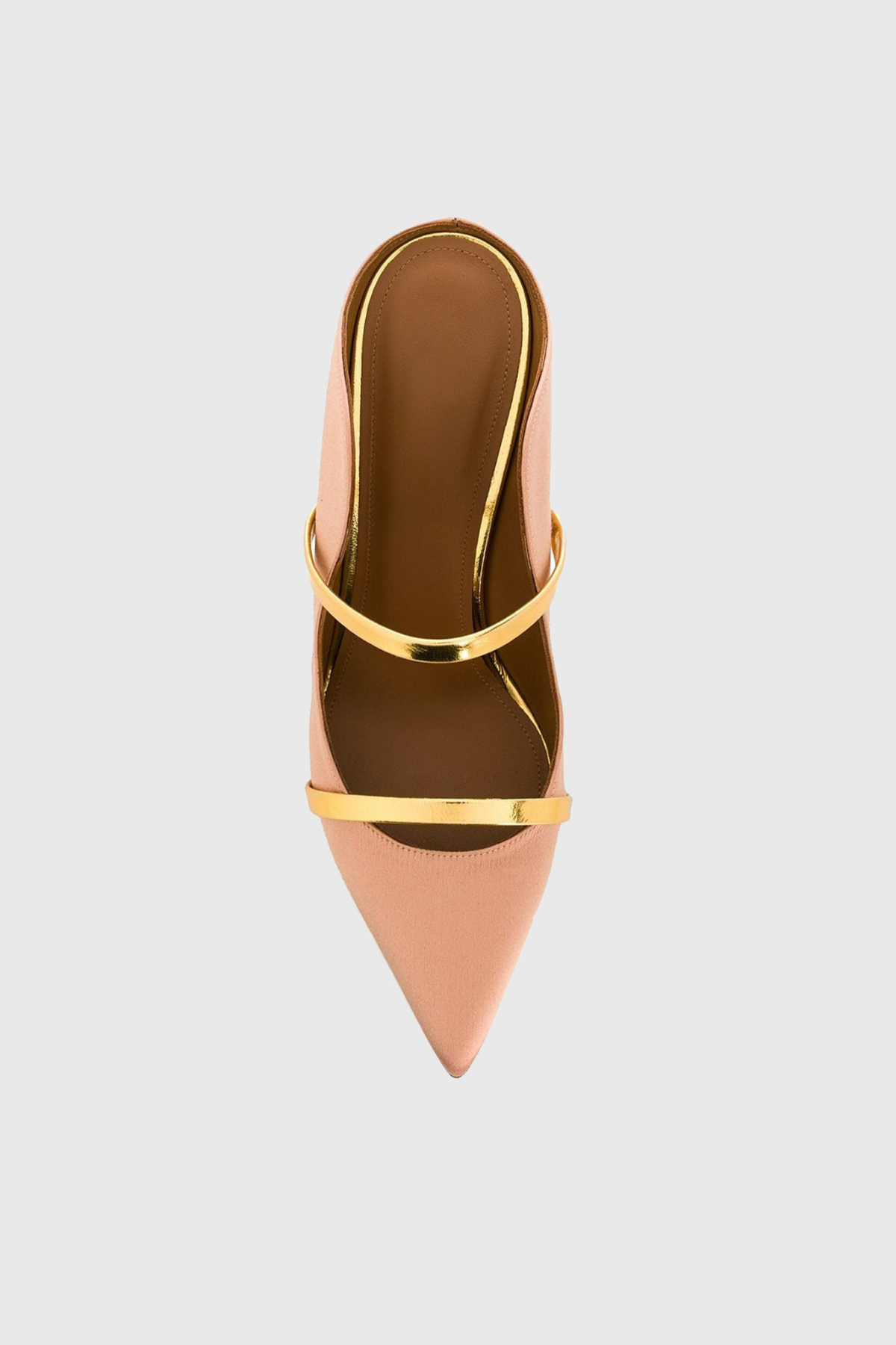 Rhya Metal Ring Satin Pumps - Beige