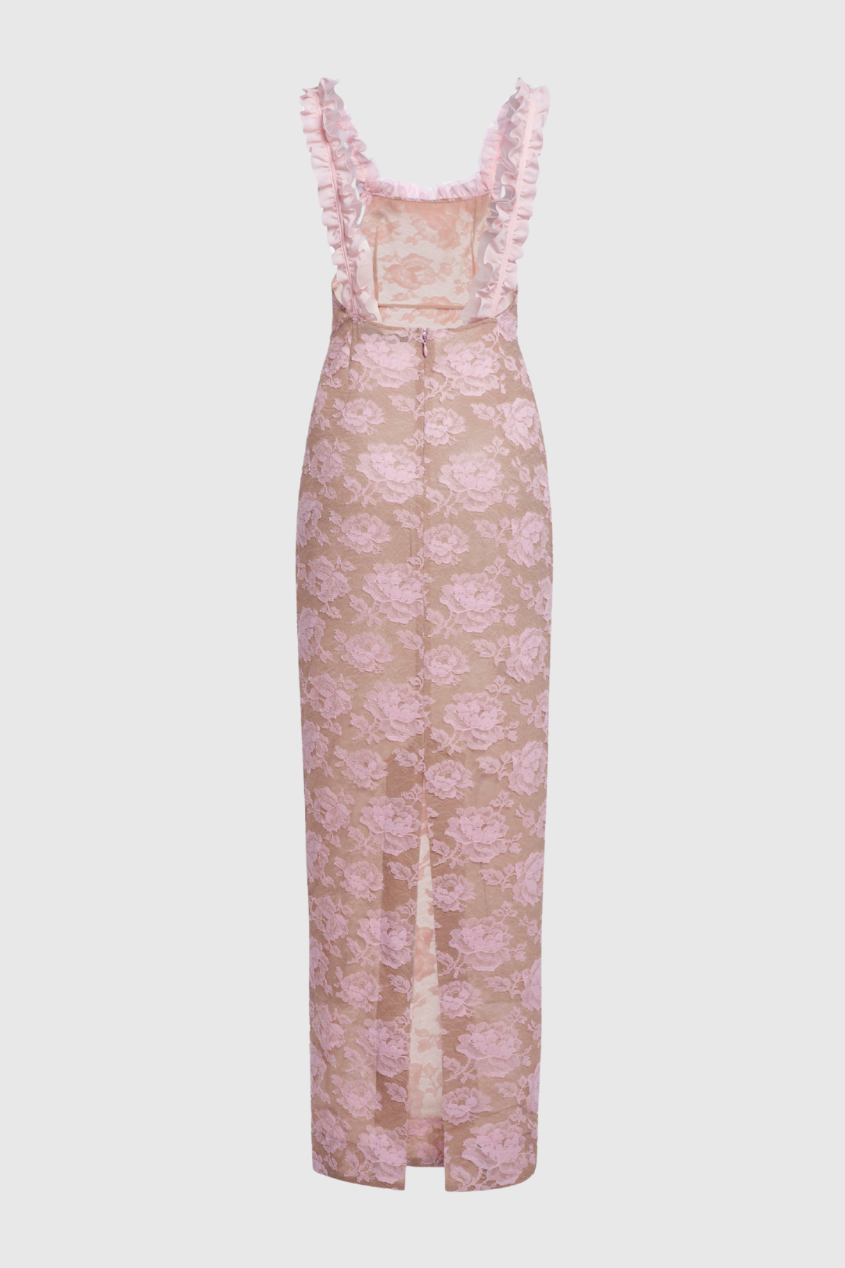 Ridga Floral Lace Bow Maxi Dress