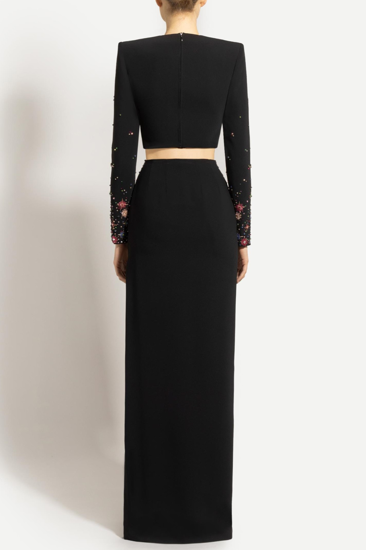 Roanya Star Crystal Embellished Top & Skirt Set