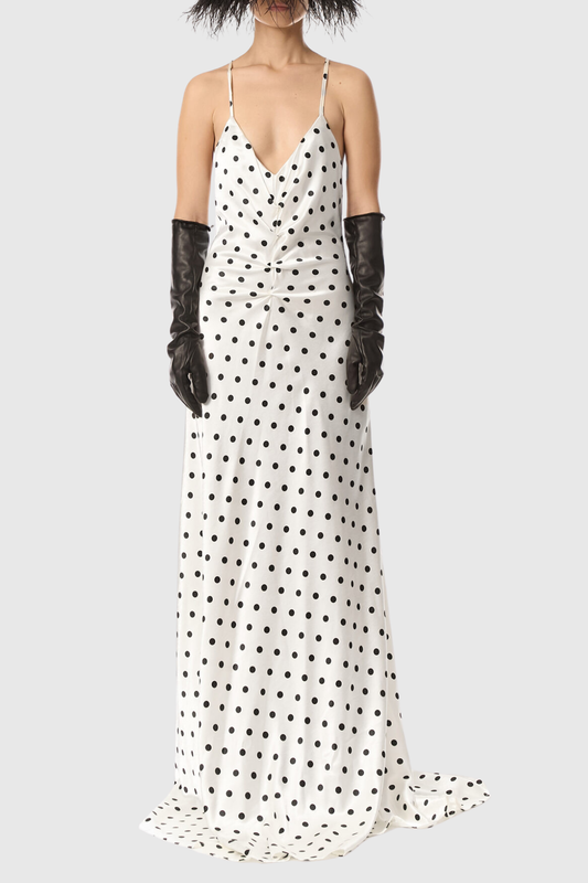 Rochelle Polka Dot Maxi Dress