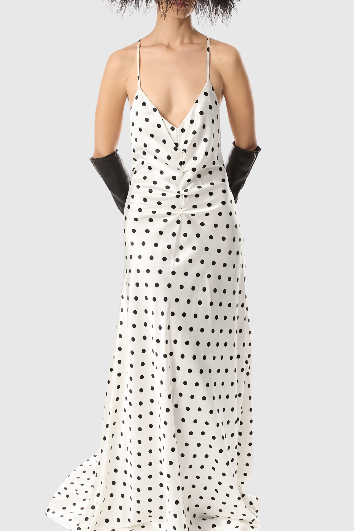 Rochelle Polka Dot Maxi Dress