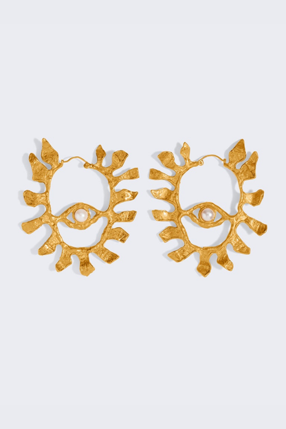 Rogelio Eye Hoop Earrings