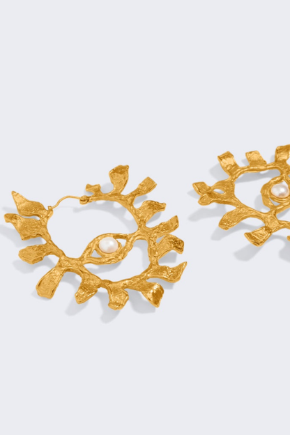 Rogelio Eye Hoop Earrings