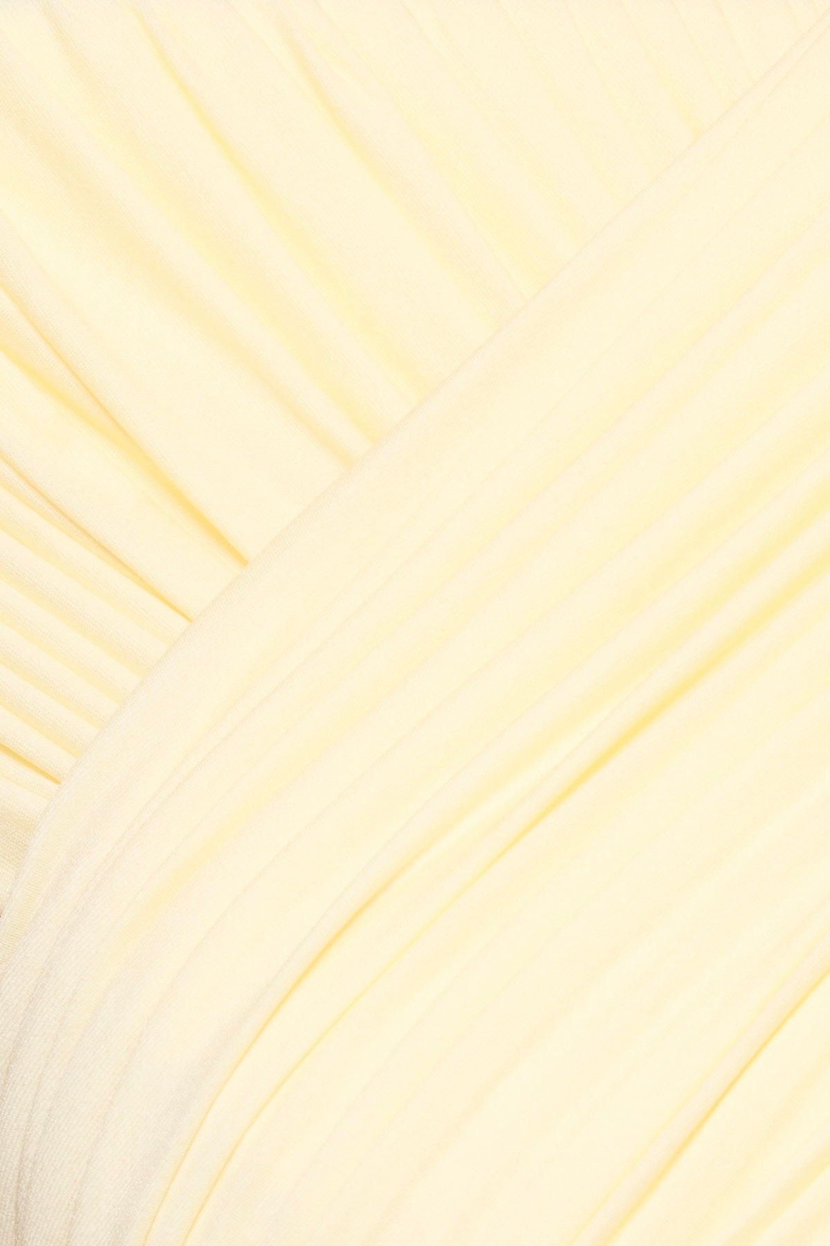 Rohar Twisted Ruched Maxi Dress - Yellow