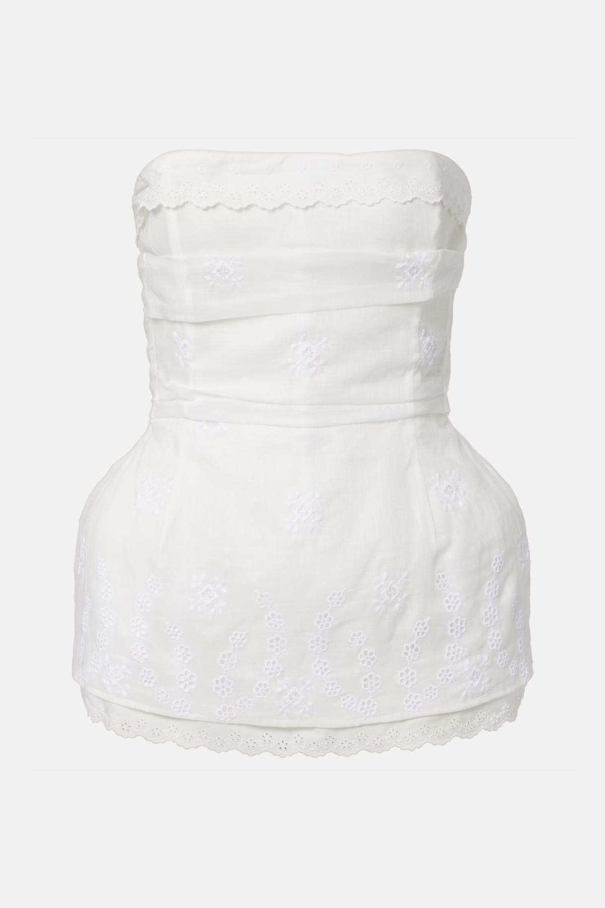 Roneve Lace Trim Bandeau Top