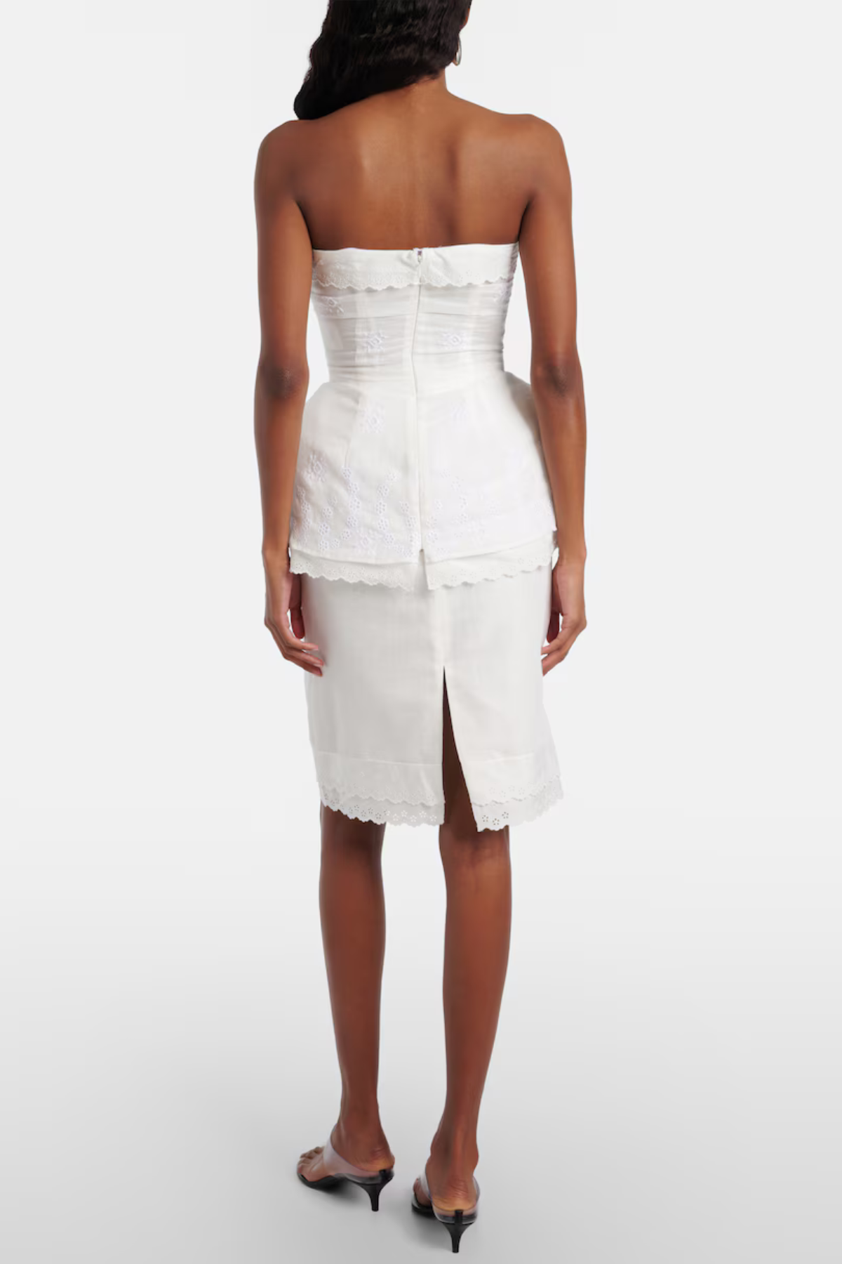 Roneve Lace Trim Bandeau Top