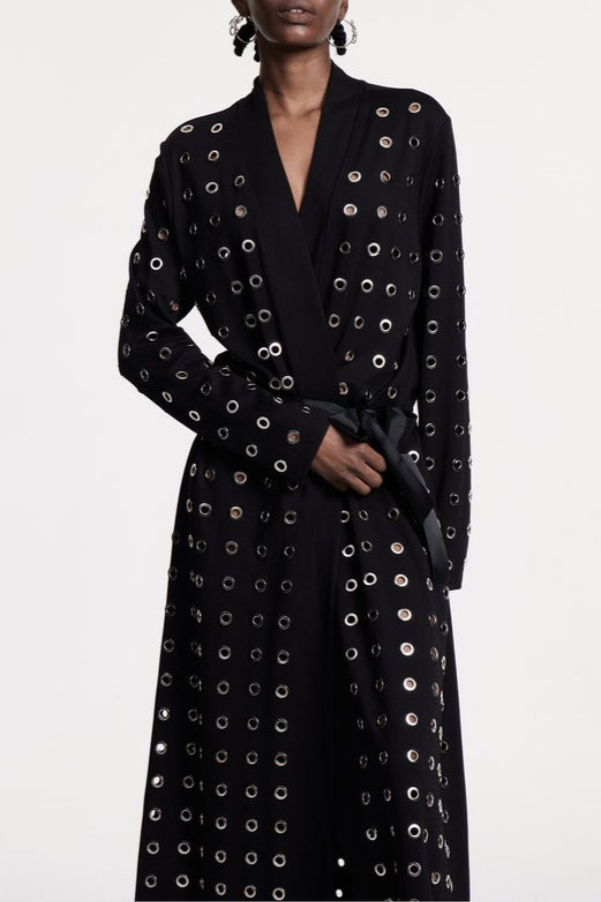 Ronja Eyelet Embellished Coat