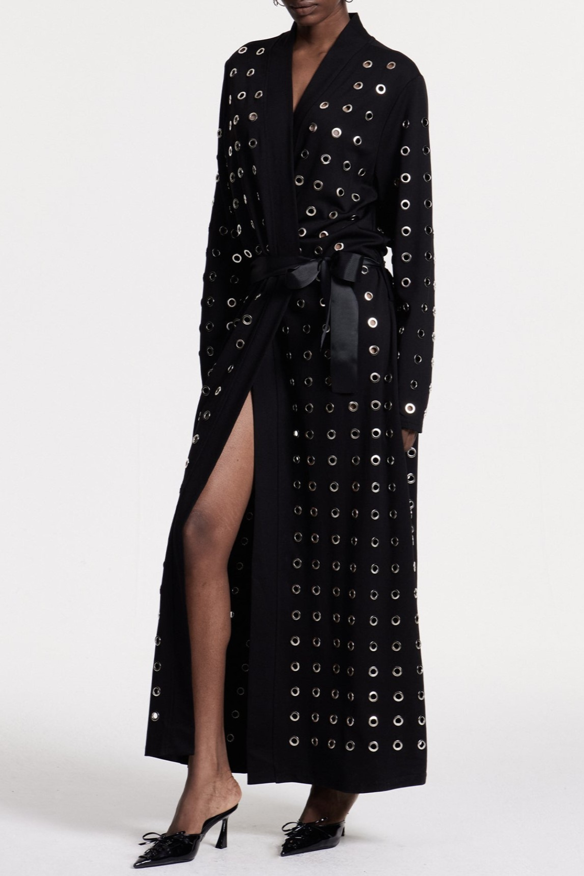 Ronja Eyelet Embellished Coat