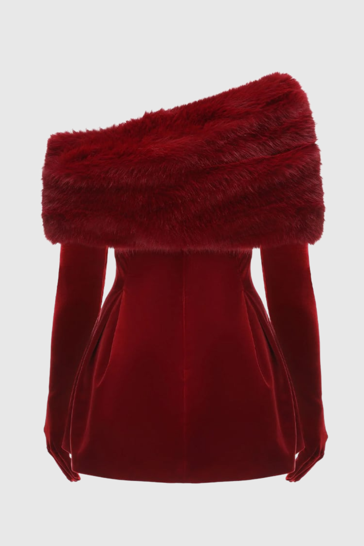 Roqua Off Shoulder Velvet Mini Dress