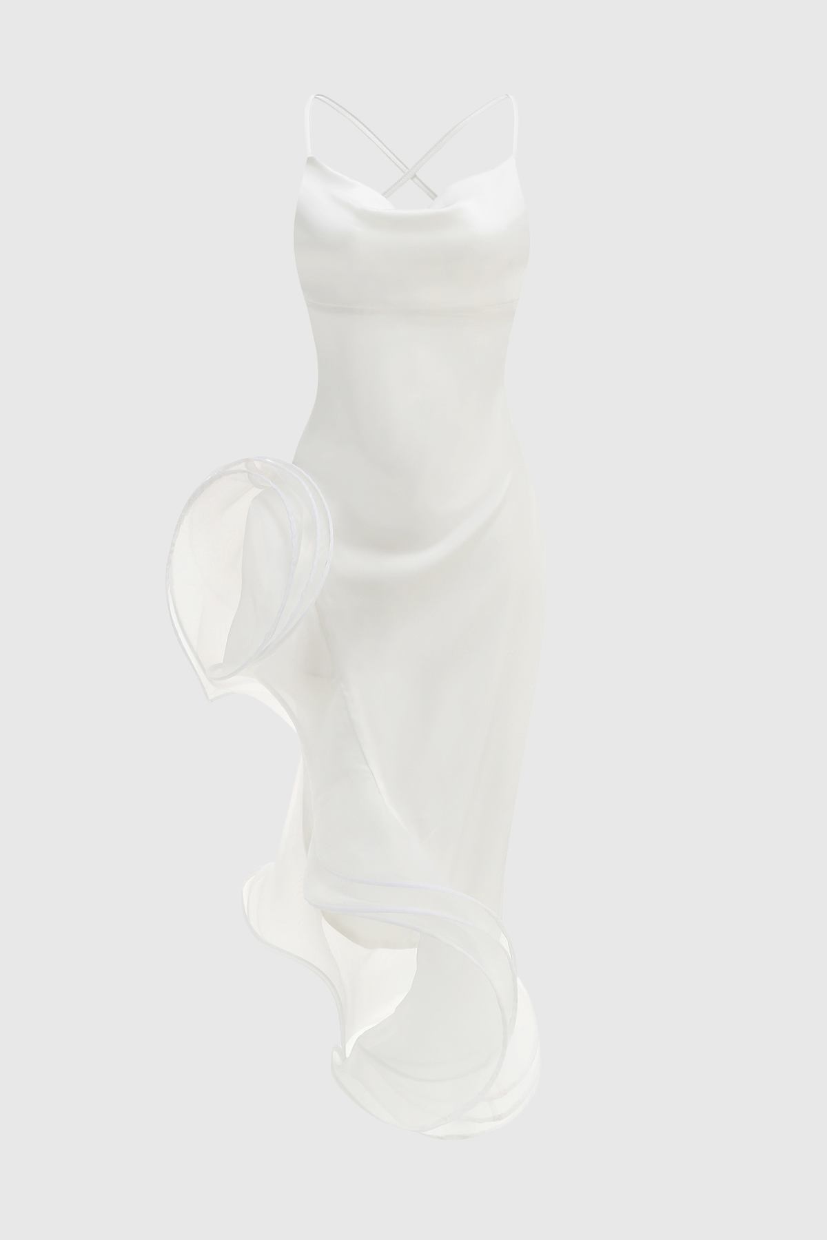 Rosalie Ruffle Backless Maxi Dress