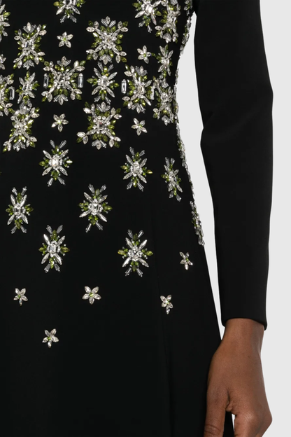 Royale Crystal Embellished Maxi Dress