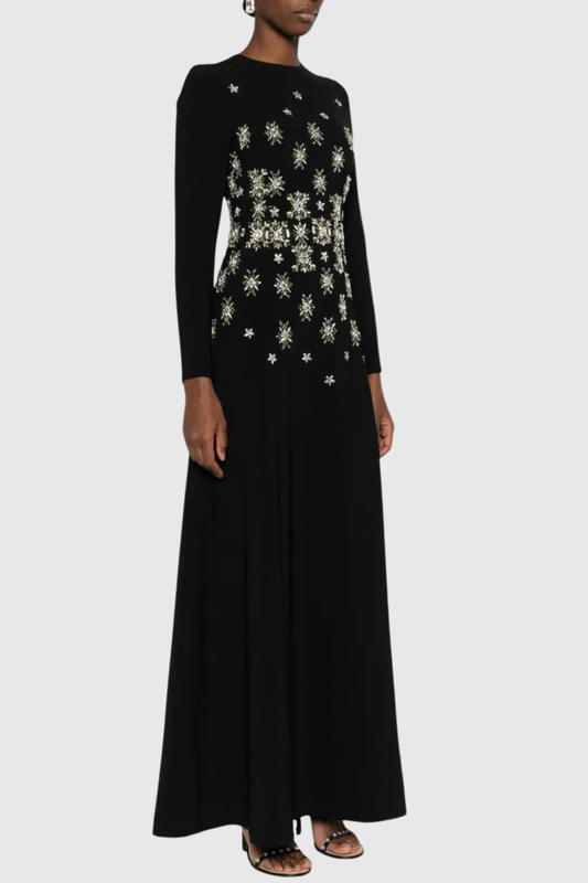 Royale Crystal Embellished Maxi Dress