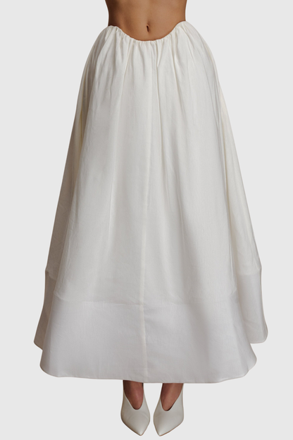 Rylea Gathered Cropped Top & Maxi Skirt Set