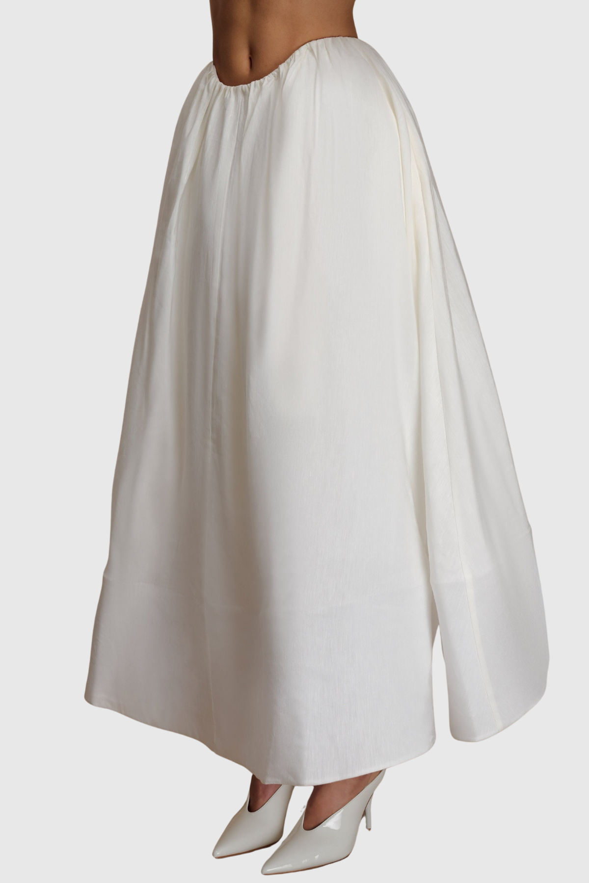 Rylea Gathered Cropped Top & Maxi Skirt Set