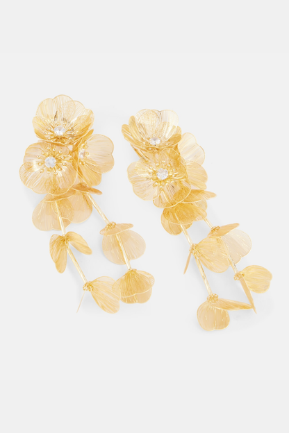 Samine Floral Embellished Earrings