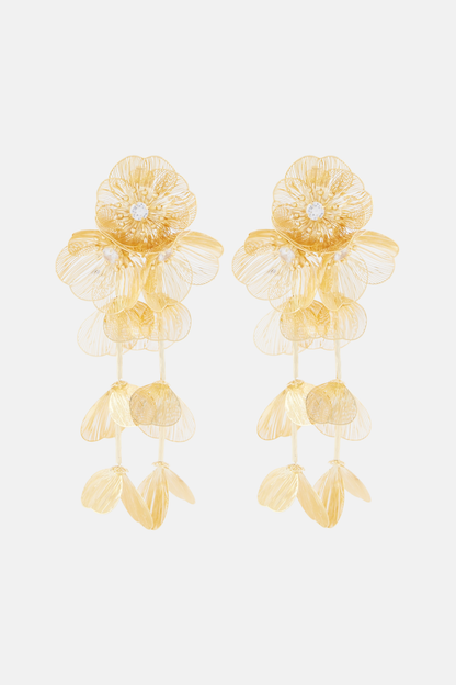 Samine Floral Embellished Earrings