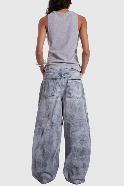 Samuea Print Baggy Jeans