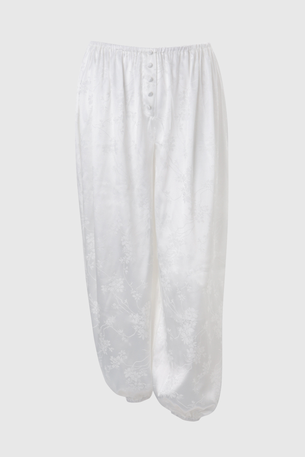 Sanaa Floral Jacquard Top - White