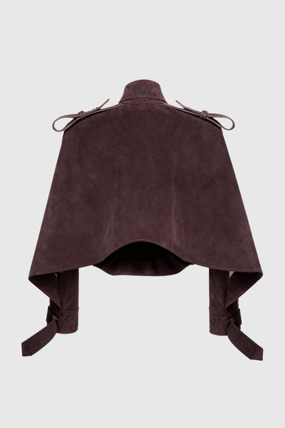 Santa Suede Belted Jacket