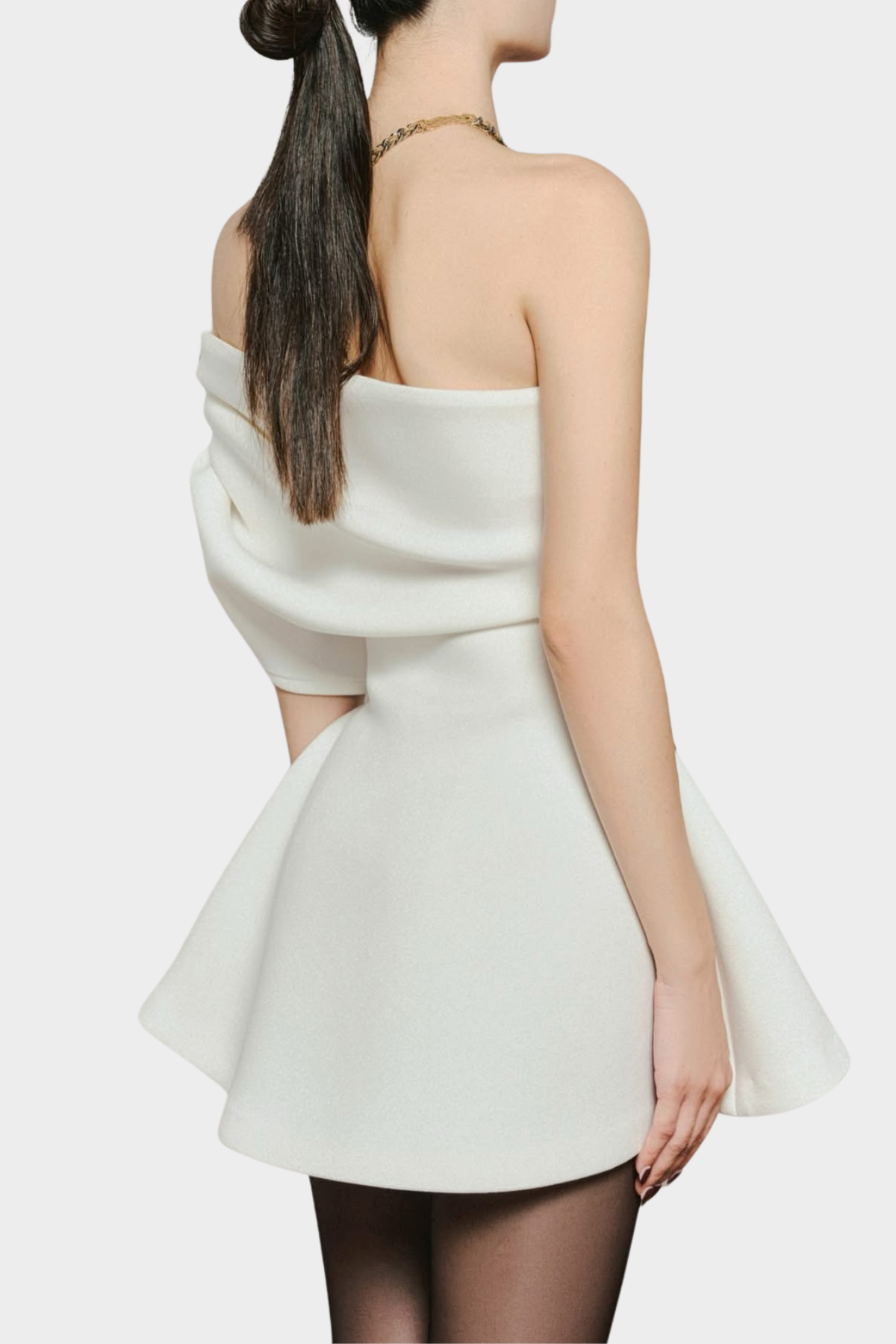 Santina One Shoulder Ruched Mini Dress