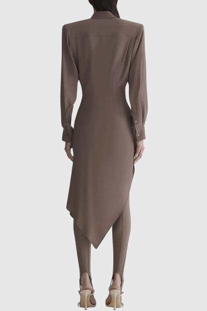 Selsa Asymmetric Mini Dress