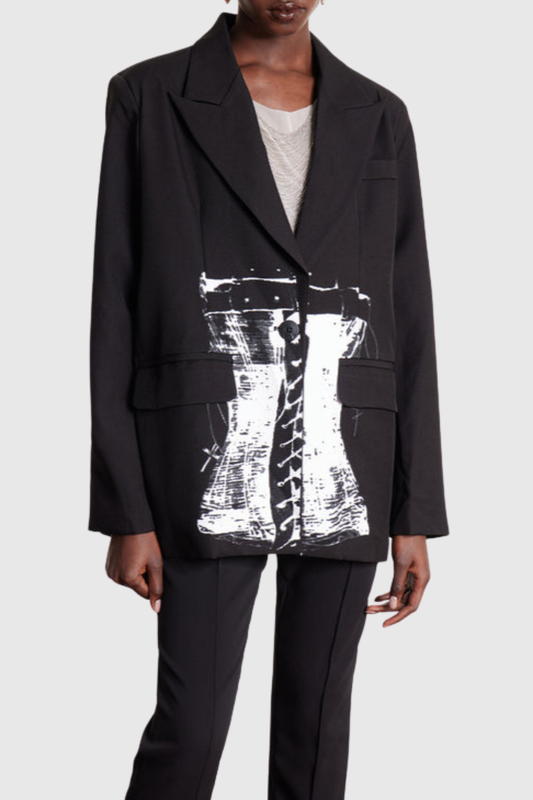 Seppe Print Oversized Blazer