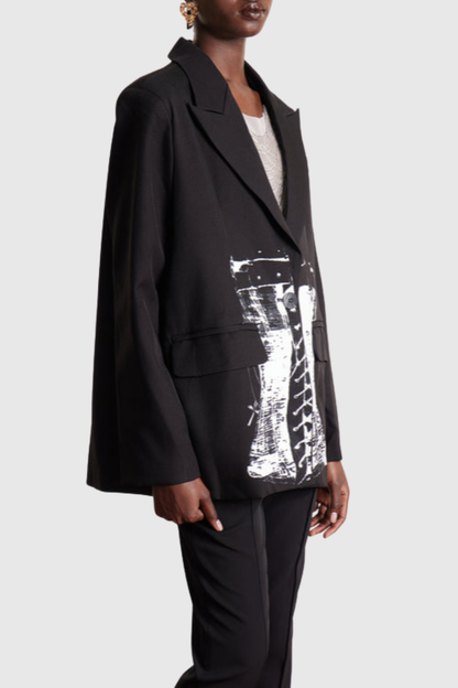 Seppe Print Oversized Blazer