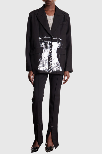 Seppe Print Oversized Blazer