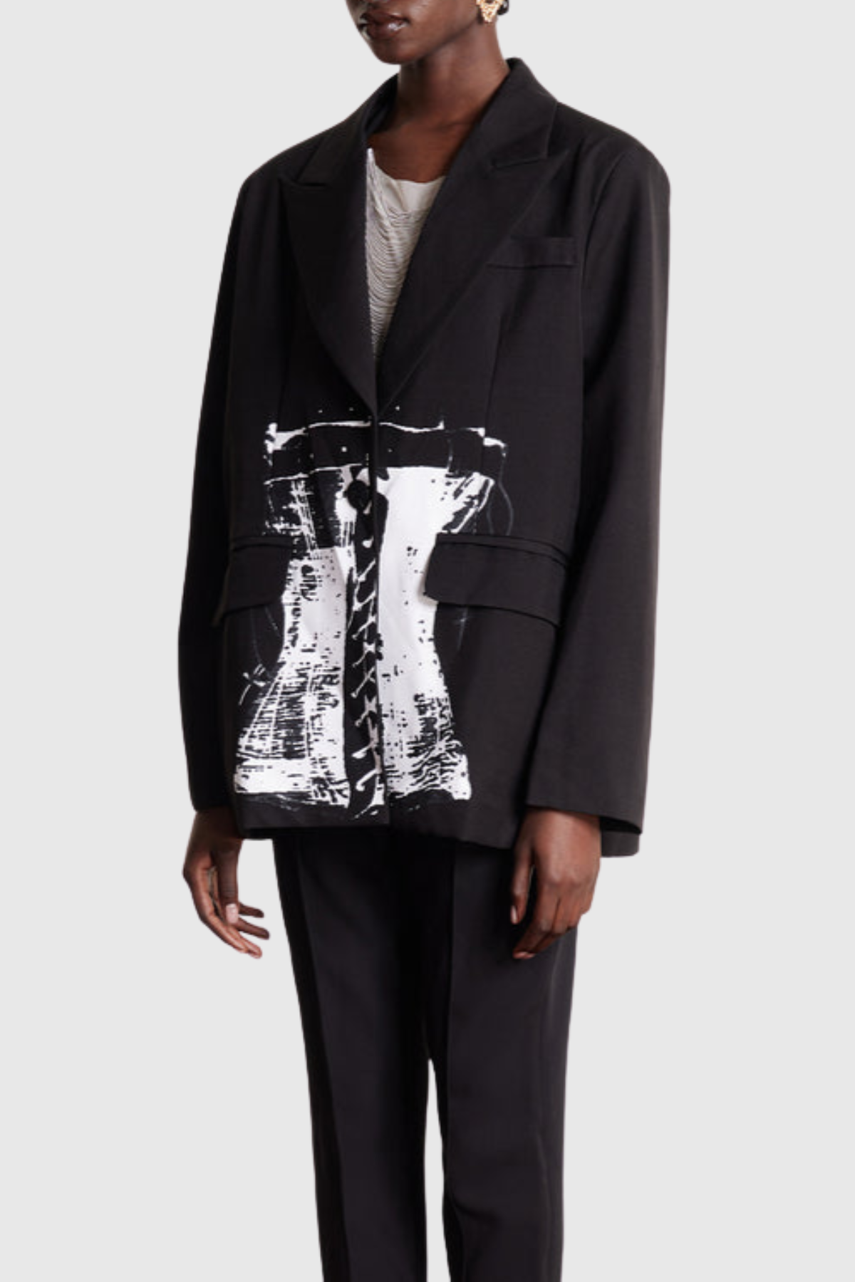 Seppe Print Oversized Blazer