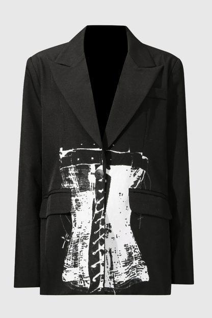 Seppe Print Oversized Blazer