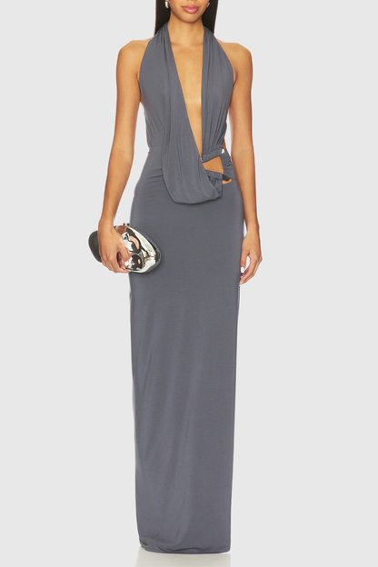 Sequoia Plunge Cutout Maxi Dress