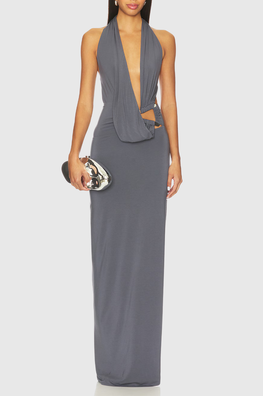 Sequoia Plunge Cutout Maxi Dress