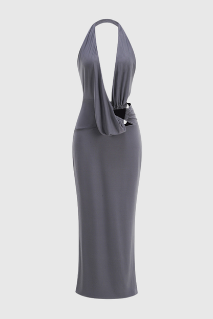 Sequoia Plunge Cutout Maxi Dress