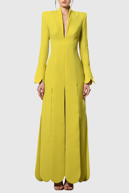 Serase Petal Split Maxi Dress