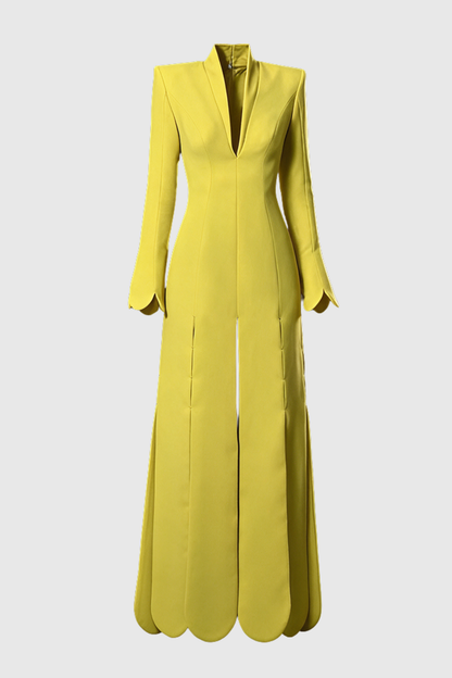 Serase Petal Split Maxi Dress