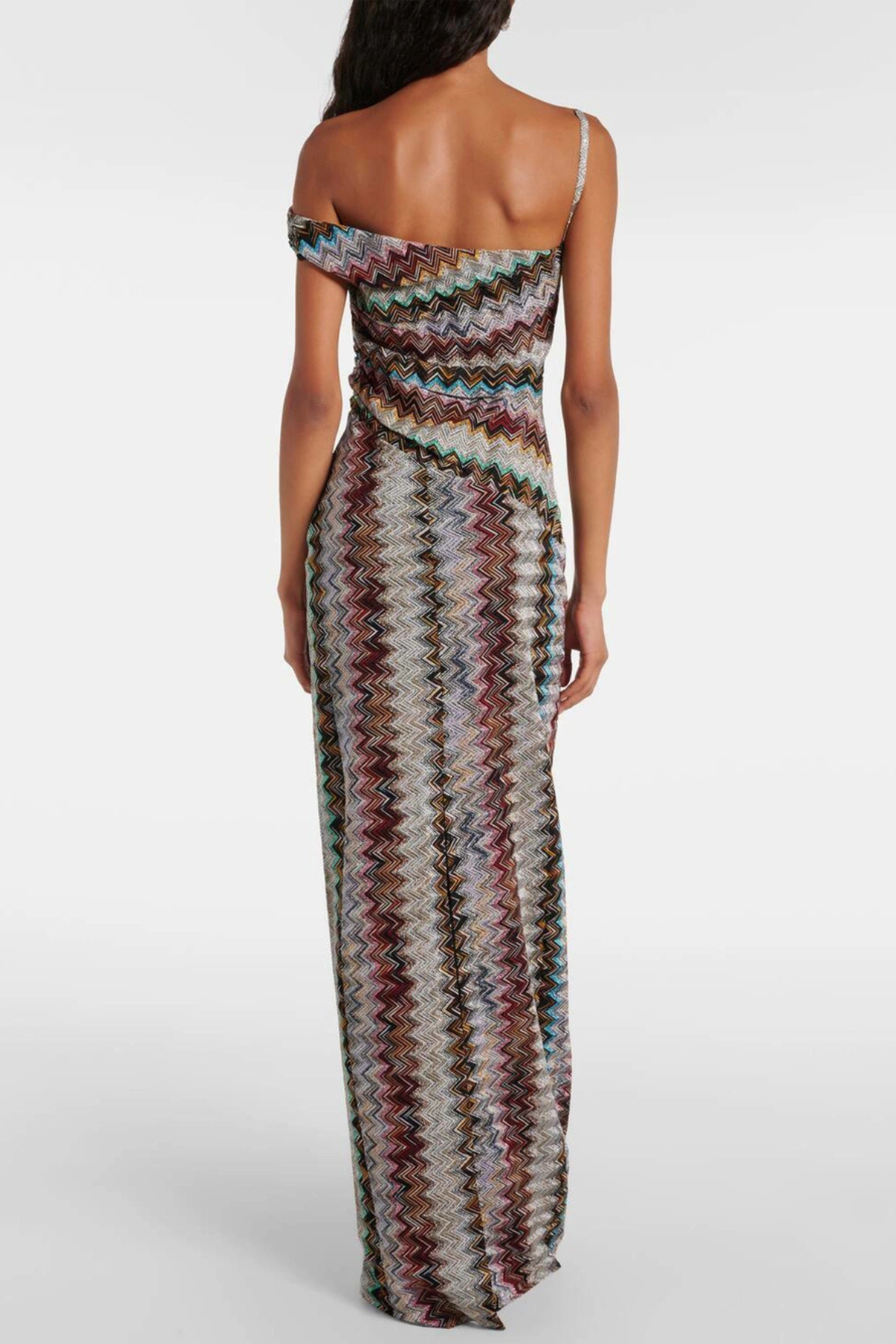 Serenia Off Shoulder Zigzag Maxi Dress