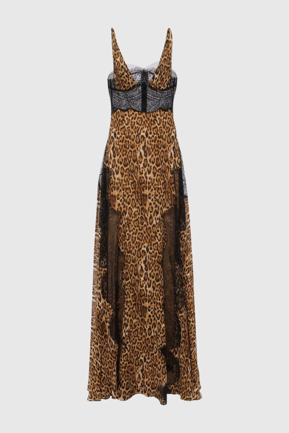 Severia Lace Leopard Maxi Dress