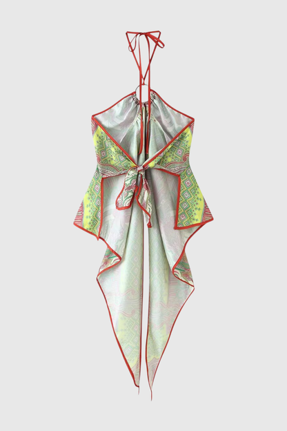 Sidra Halter Print Top & Pants Set