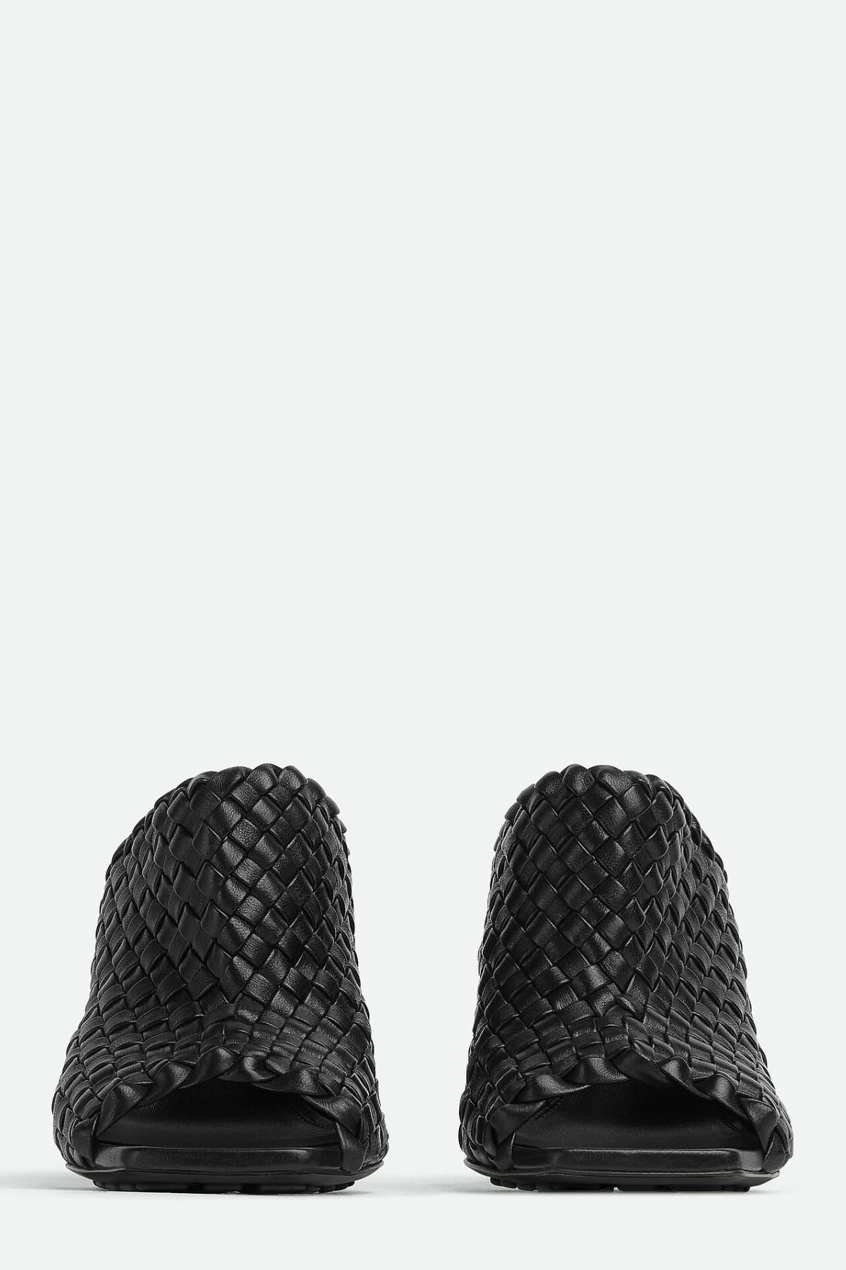 Sierrel Woven Knot Mules - Black