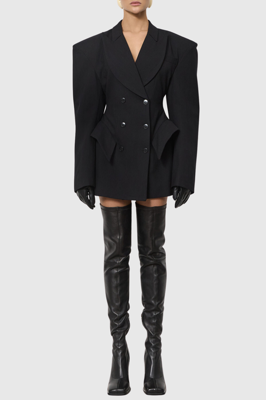 Sierro Deconstruct Double Breasted Blazer