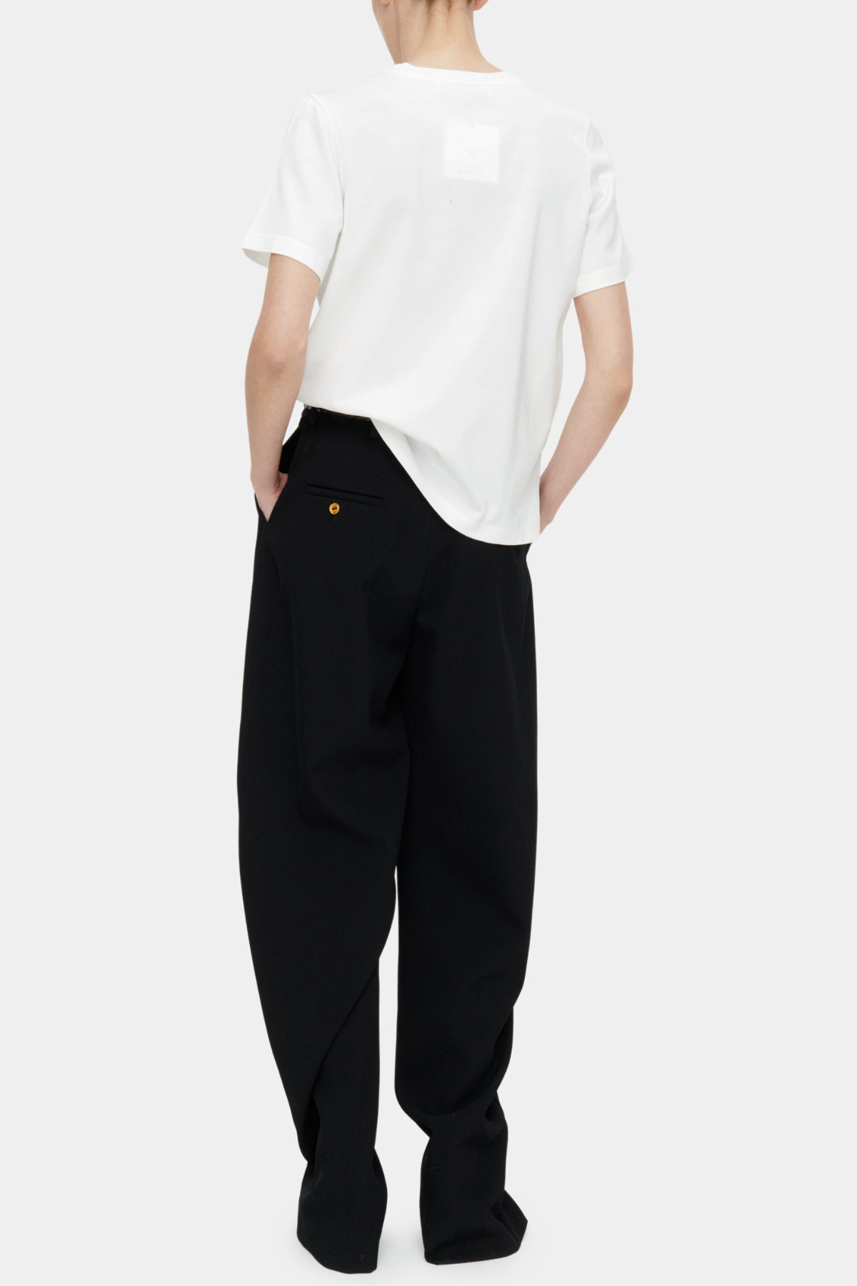 Silas Metal Embellished T-shirt - White
