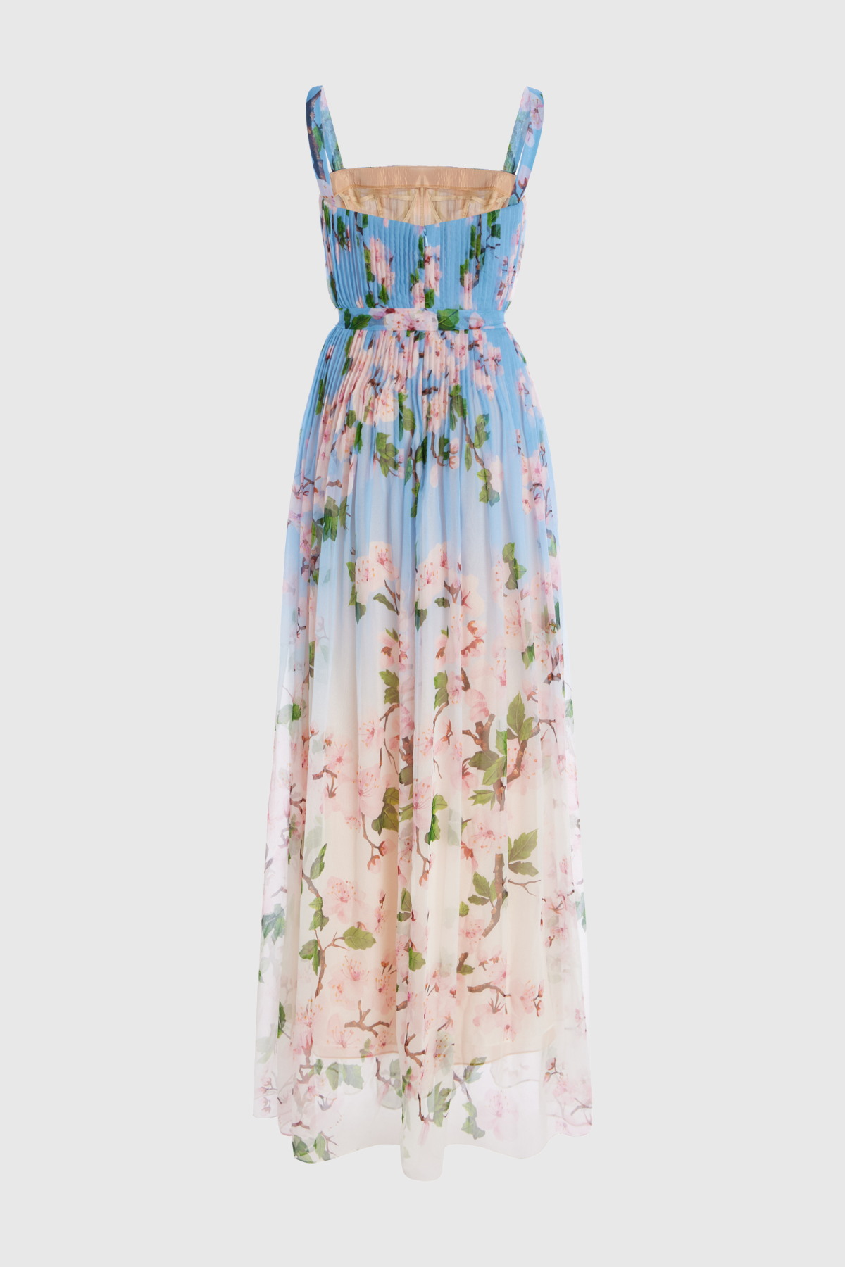 Sloano Floral Pleated Maxi Dress