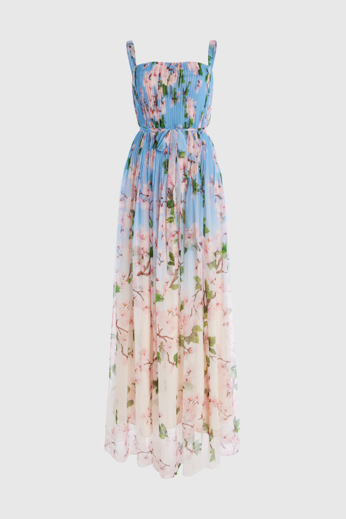 Sloano Floral Pleated Maxi Dress