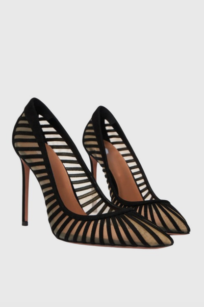 Snorri Stripe Mesh Pumps
