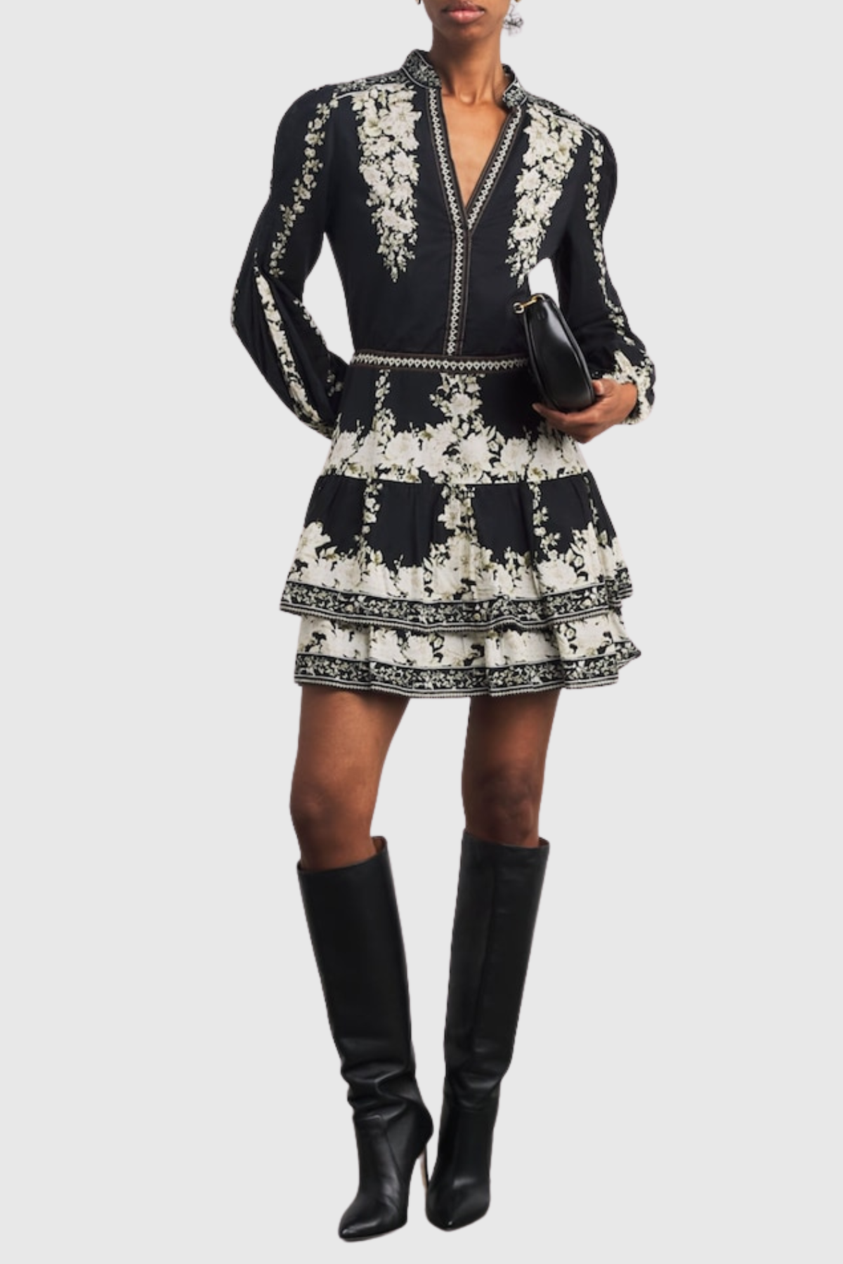 Soleda Floral Print Mini Dress