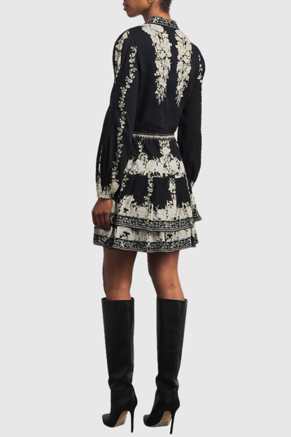 Soleda Floral Print Mini Dress