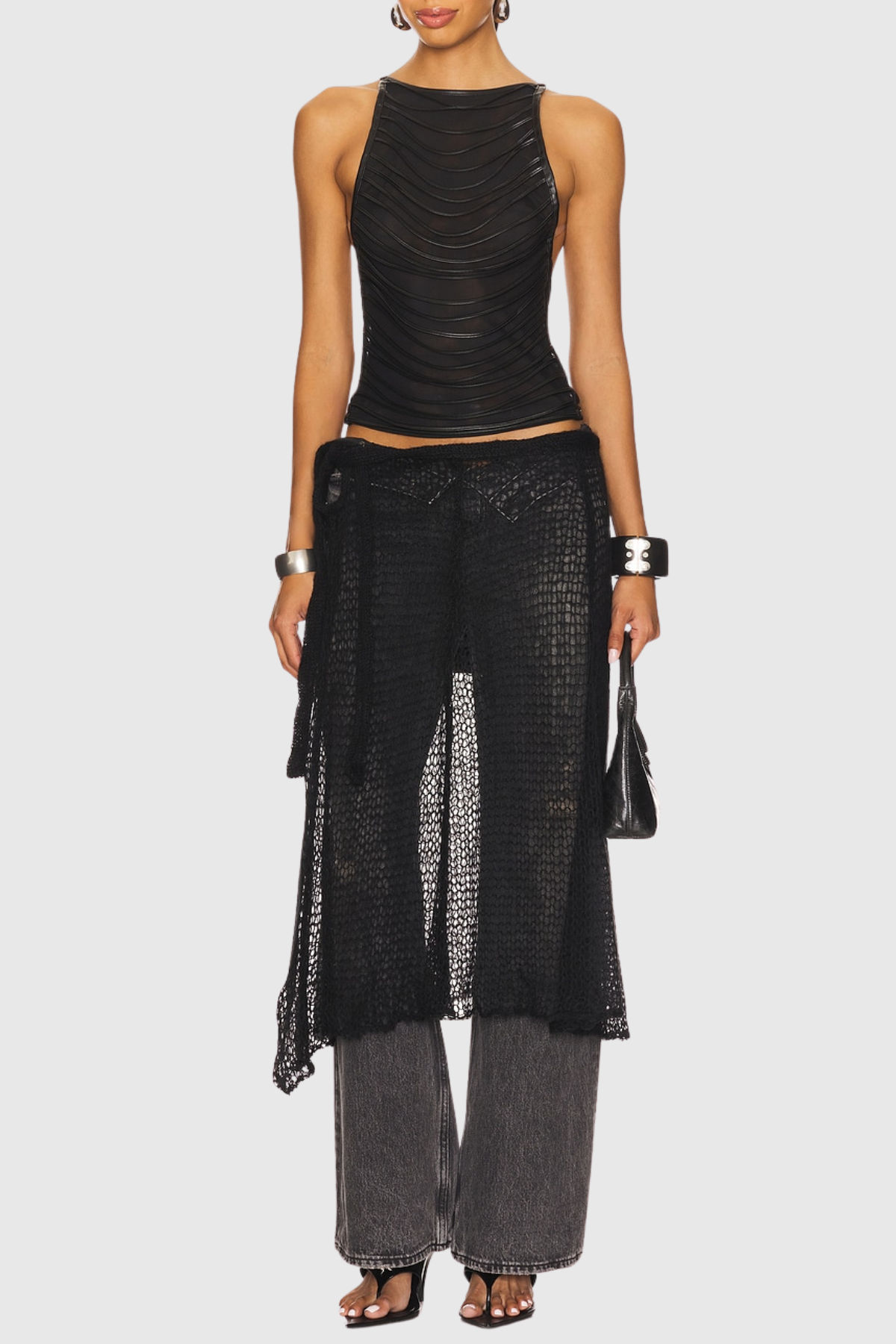 Sona Strings Attached Backless Top
