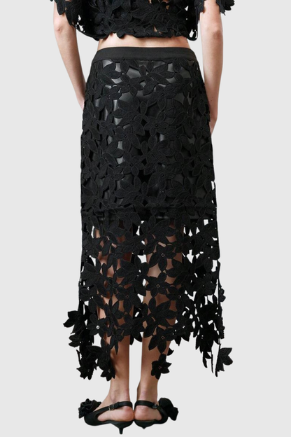 Sorcha Floral Hollow Top